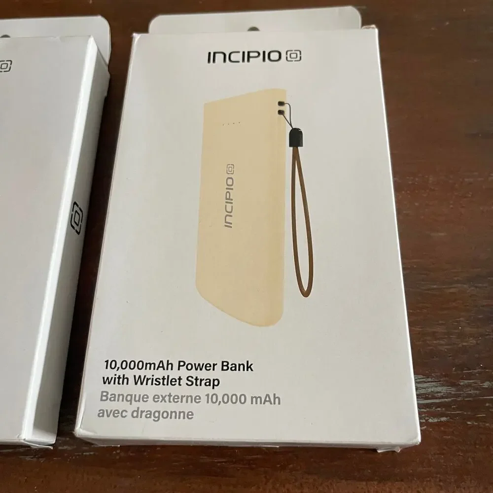 INCIPIO 10000mAH POWER BANK LOT OF 02 BRAND NEW / OPEN BOX